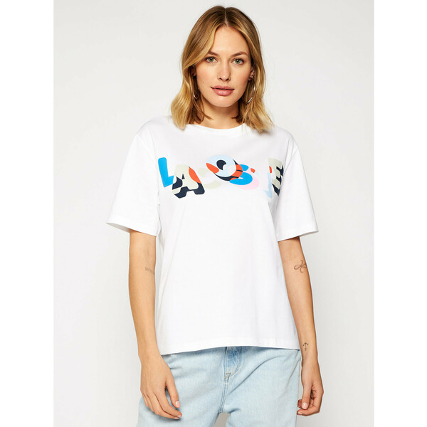 Lacoste T-Shirt TF2374 Biały Boy Fit