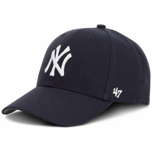 47 Brand Czapka z daszkiem New York Yankees 47 B-MVP17WBV-HM Granatowy