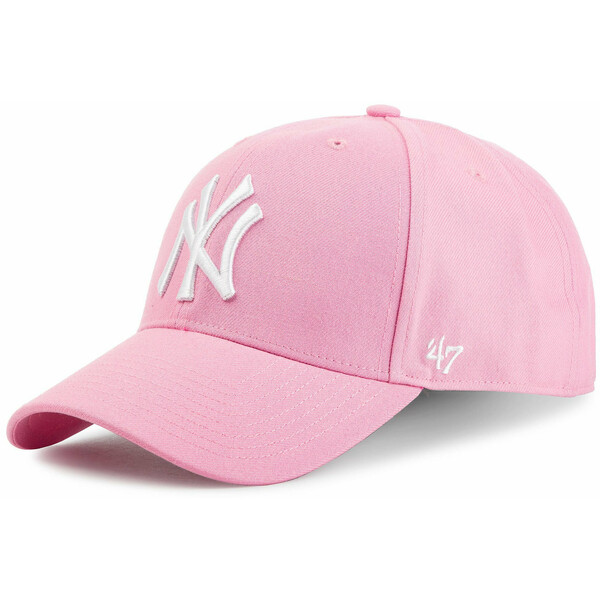 47 Brand Czapka z daszkiem New York Yankees B-MVPSP17WBP-RS Różowy