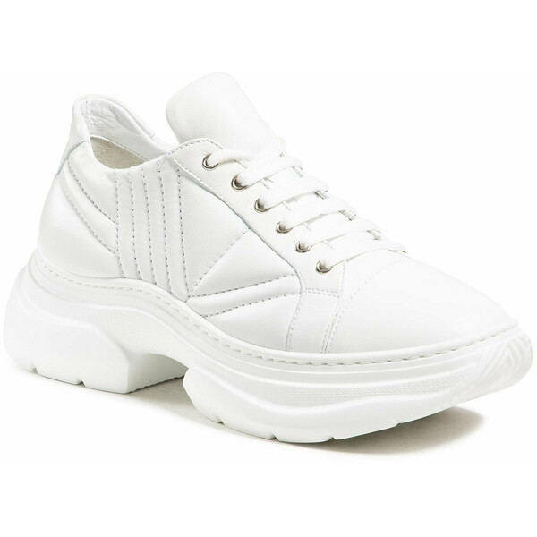 Eva Minge Sneakersy 49-09-001062 Biały