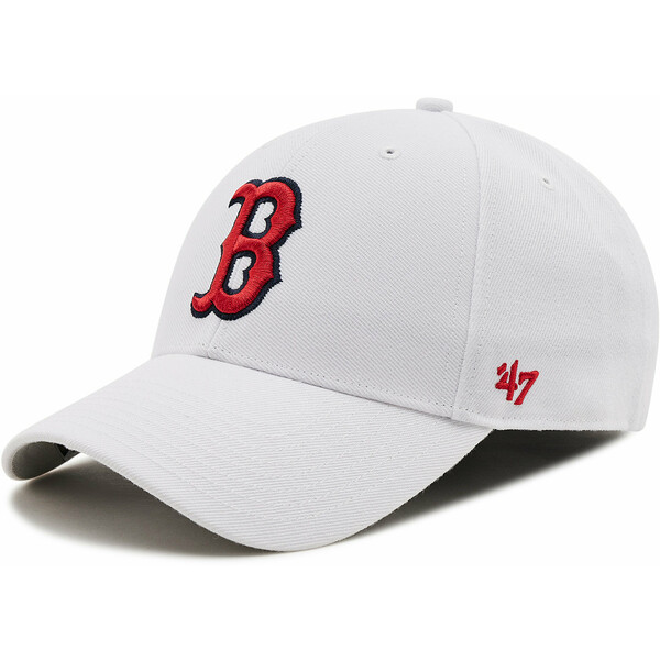 47 Brand Czapka z daszkiem Boston Red Sox B-MVP02WBV-WH Biały