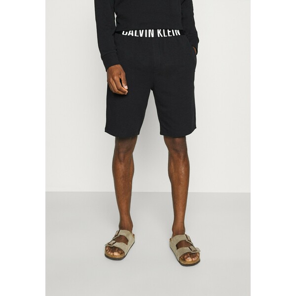 Calvin Klein Underwear INTENSE POWER LOUNGE SLEEP SHORT Spodnie od piżamy black/white C1182L01E