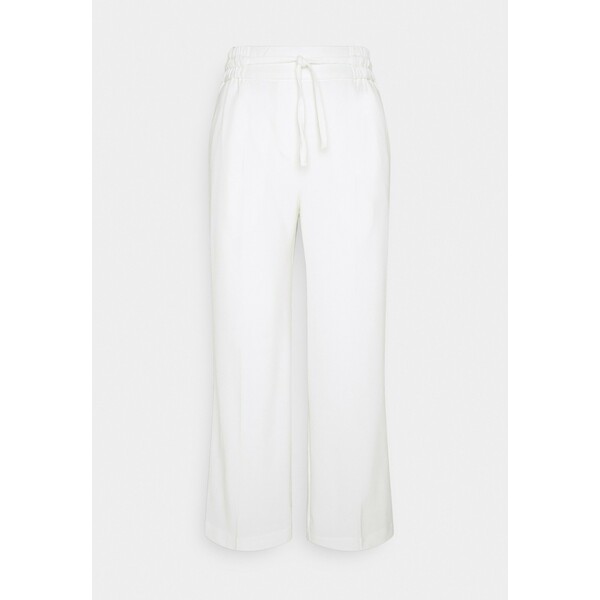 b.young BYDANTA CROP Spodnie materiałowe off white BY221A04X
