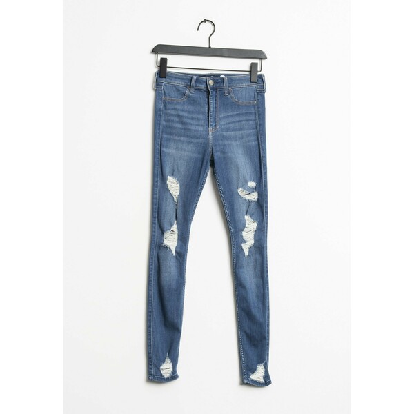 Hollister Co. Jeansy Skinny Fit blue ZIR0096SO