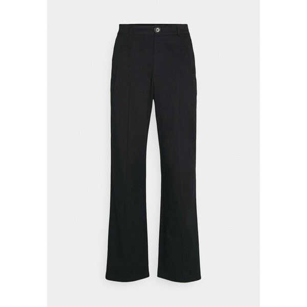 NU-IN FOUR PLEAT SLOUCHY PANTS Spodnie materiałowe black NUF22E006