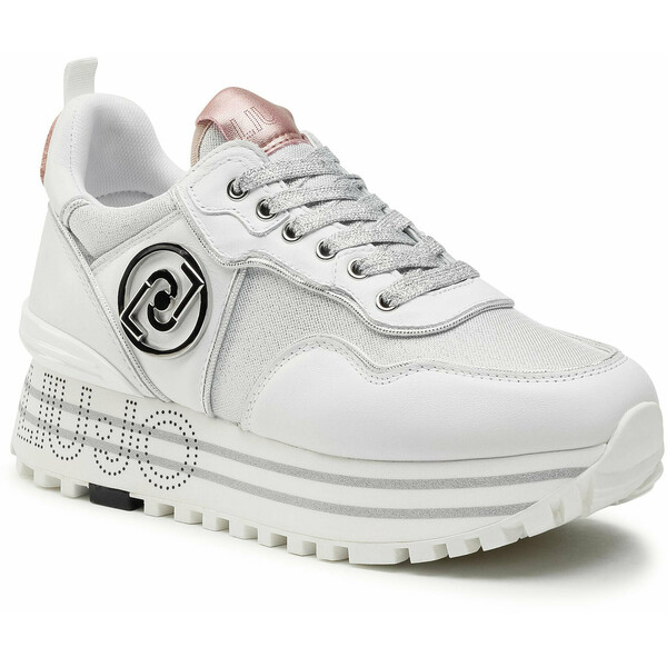 Liu Jo Sneakersy Maxi Wonder 24 BA1069 PX030 Biały