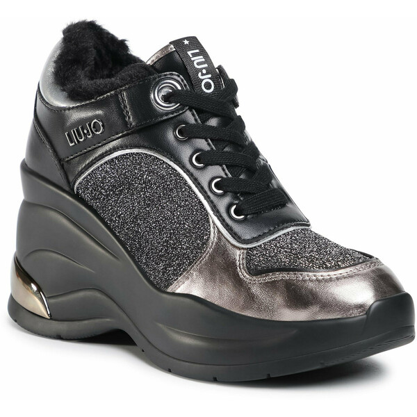 Liu Jo Sneakersy Karlie Revolution 20 BF0055 EX049 Czarny