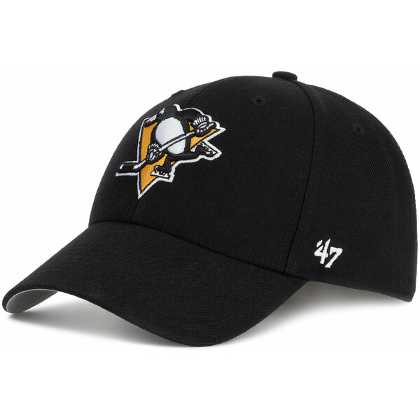 47 Brand Czapka z daszkiem Pittsburgh Penguins H-MVP15WBV-BKB Czarny