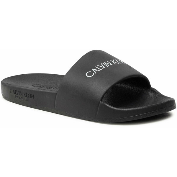 Calvin Klein Swimwear Klapki One Mold Slide KK0KK00075 Czarny