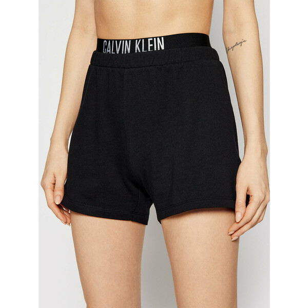 Calvin Klein Swimwear Szorty plażowe KW0KW01356 Czarny Regular Fit