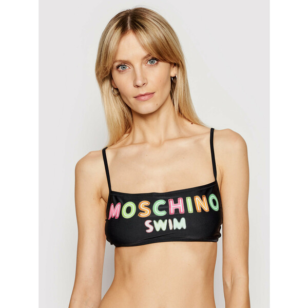 MOSCHINO Underwear & Swim Góra od bikini A5723 5211 Czarny