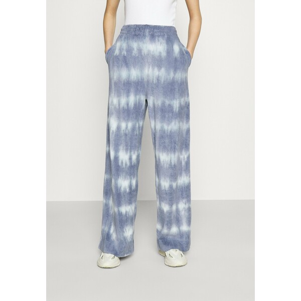 Weekday ROXA TROUSERS Spodnie materiałowe blue WEB21A050