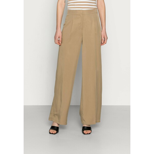 Selected Femme SLFTINNI-PORTA WIDE PANT Spodnie materiałowe kelp SE521A0IU