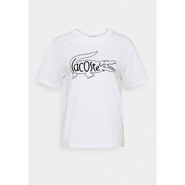 Lacoste T-shirt z nadrukiem white LA221D06Z
