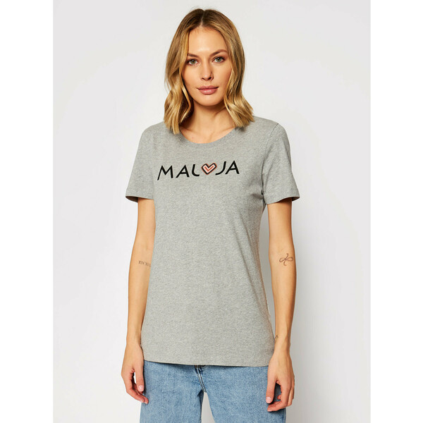 Maloja T-Shirt GatschiM. 30409-1-7096 Szary Regular Fit