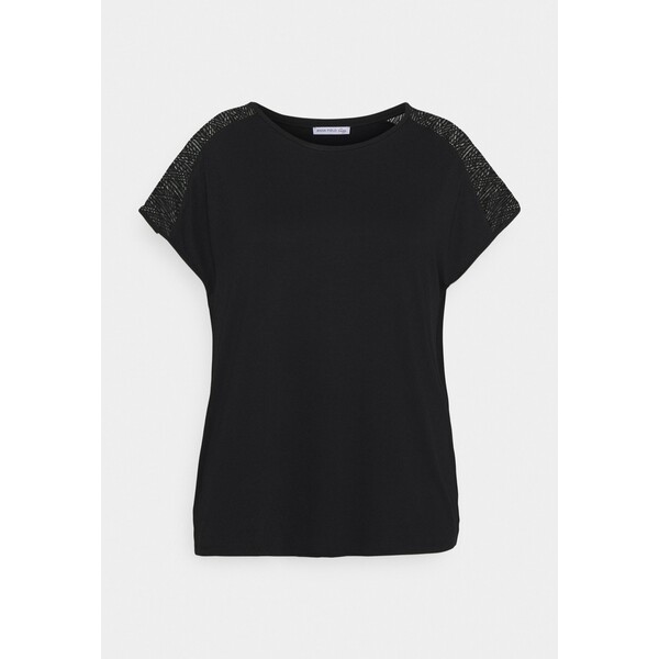 Anna Field Curvy T-shirt z nadrukiem black AX821D04H