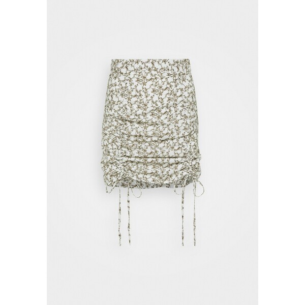 Glamorous RUCHED MINI SKIRT WITH FRONT TIE DETAILS Spódnica mini linear floral GL921B06H
