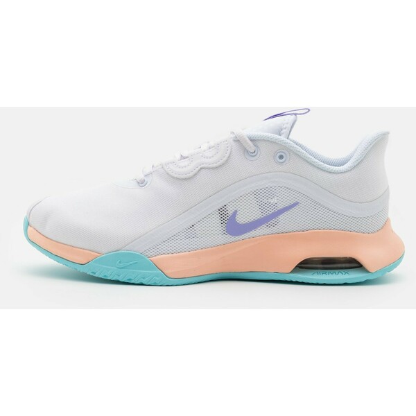 Nike Performance AIR MAX VOLLEY Buty tenisowe uniwersalne white/purple pulse/copa/crimson tint N1241A0ZK