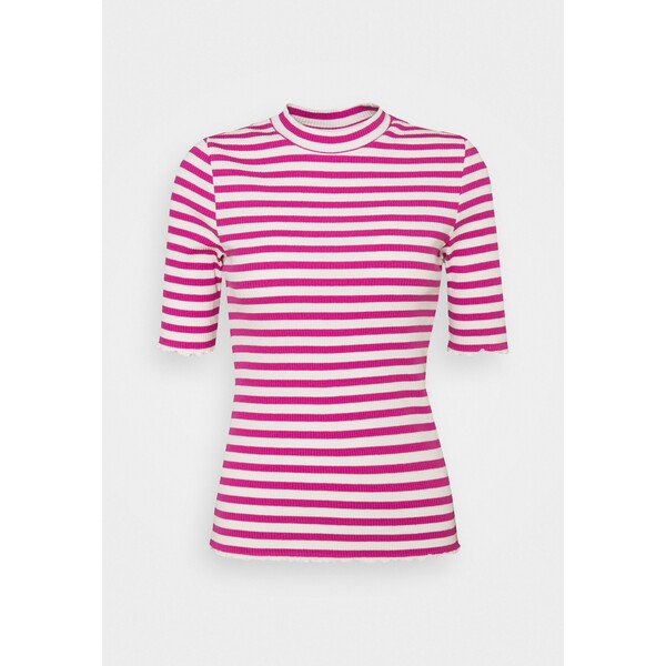 Selected Femme Petite SLFANNA CREW NECK TEE T-shirt z nadrukiem rose violet SEL21D00G