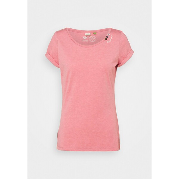 Ragwear FLORAH T-shirt basic pink R5921D081