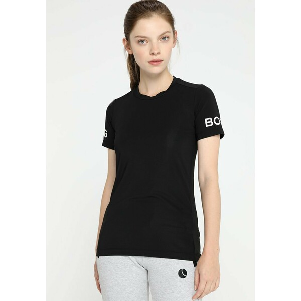 Björn Borg CARLA TEE T-shirt z nadrukiem black beauty BJ241D02D