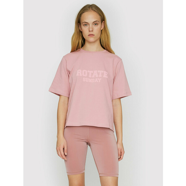 ROTATE T-Shirt Aster RT455 Różowy Loose Fit