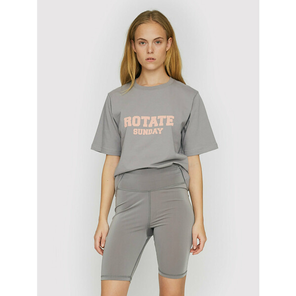 ROTATE T-Shirt Aster RT456 Szary Loose Fit