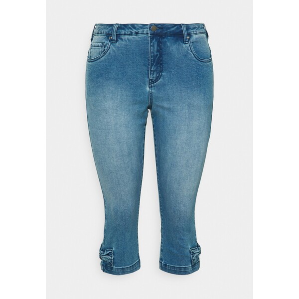 Zizzi JCATHERINE BOW KNICKERS Szorty jeansowe blue denim Z1721S045