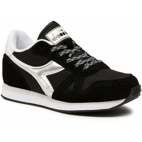 Diadora Sneakersy Simple Run Wn 101.175733 01 C0641 Czarny
