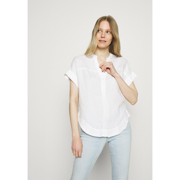 Marks & Spencer London BLOUSE T-shirt z nadrukiem white QM421E04U