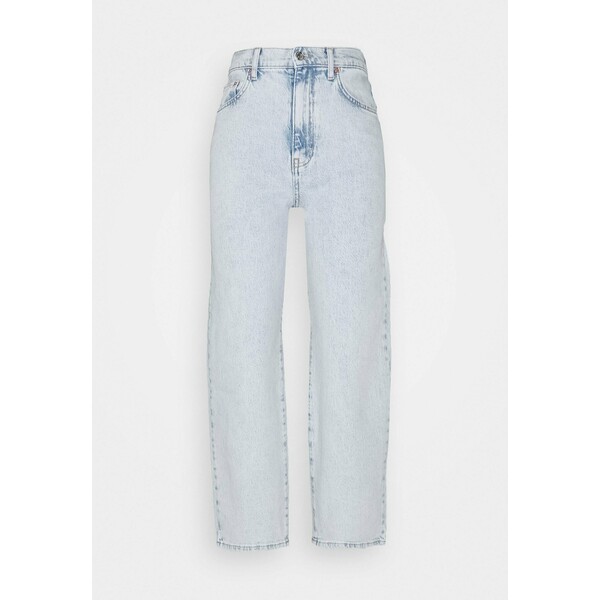 Gina Tricot COMFY Jeansy Straight Leg bleached lue GID21N02H