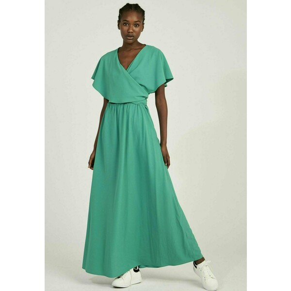 NAF NAF KLEID LAVOLANT Długa sukienka green NA521C0ZW