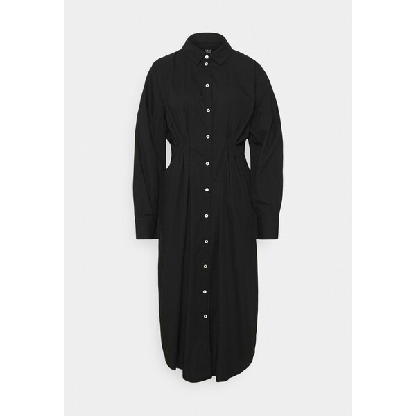 Vero Moda Tall VMCHARLOTTE SHIRT DRESS Sukienka koszulowa black VEB21C07N