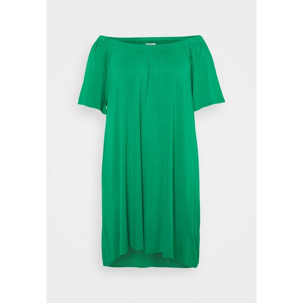CAPSULE by Simply Be FLORAL BARDOT DRESS Sukienka z dżerseju green CAS21C02J