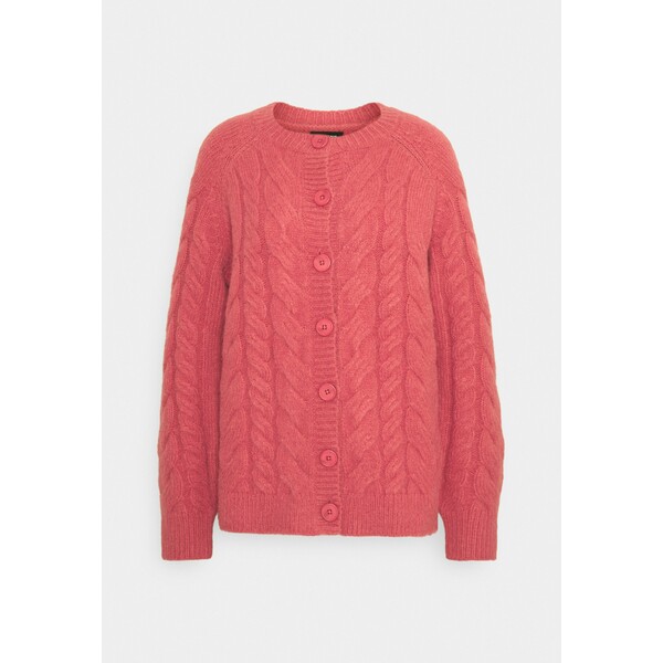 Who What Wear CABLE CARDIGAN Kardigan coral WHF21I00P