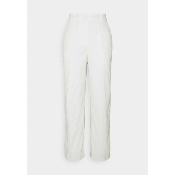 NA-KD LOOSE FIT SUIT PANTS Spodnie materiałowe white NAA21A04V