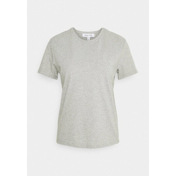 NU-IN BASIC CREW NECK T-shirt basic grey marl NUF21D00D