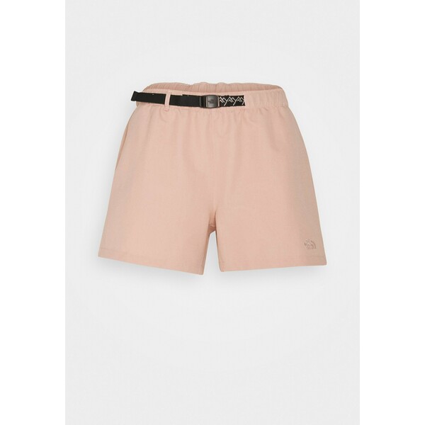 The North Face CLASS BELTED SHORT Krótkie spodenki sportowe evenng sand pink TH341E05Y