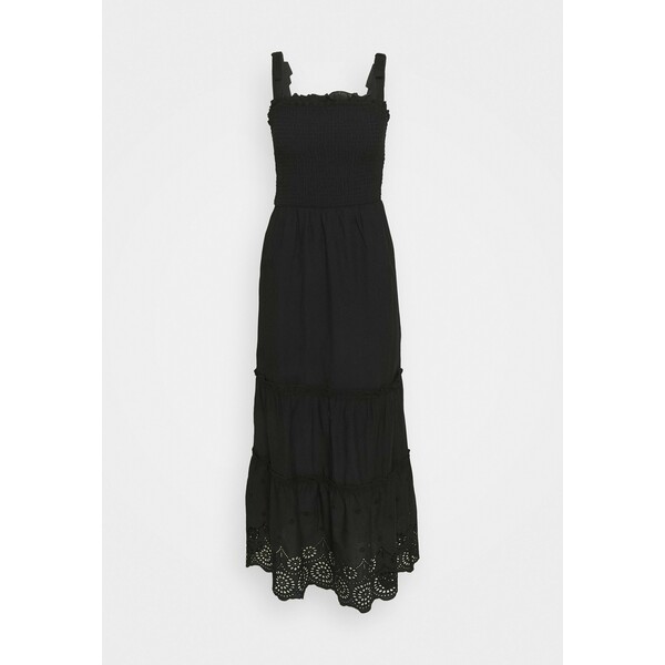 Dorothy Perkins SHEERED BRODARIE DRESS Sukienka letnia black DP521C2NO