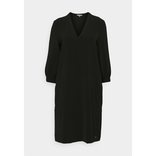 mine to five TOM TAILOR DRESS FEMININE SLEEVES ELASTIC Sukienka letnia deep black T0X21C00J-Q11