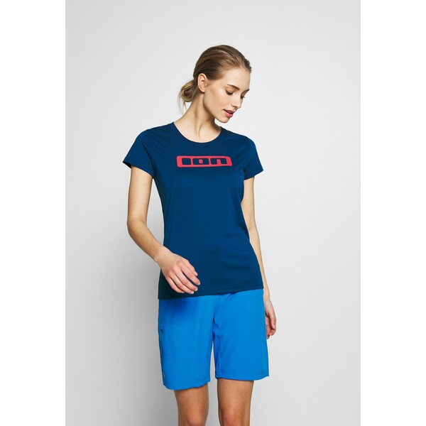 ION TEE SEEK T-shirt z nadrukiem ocean blue N1941D00M