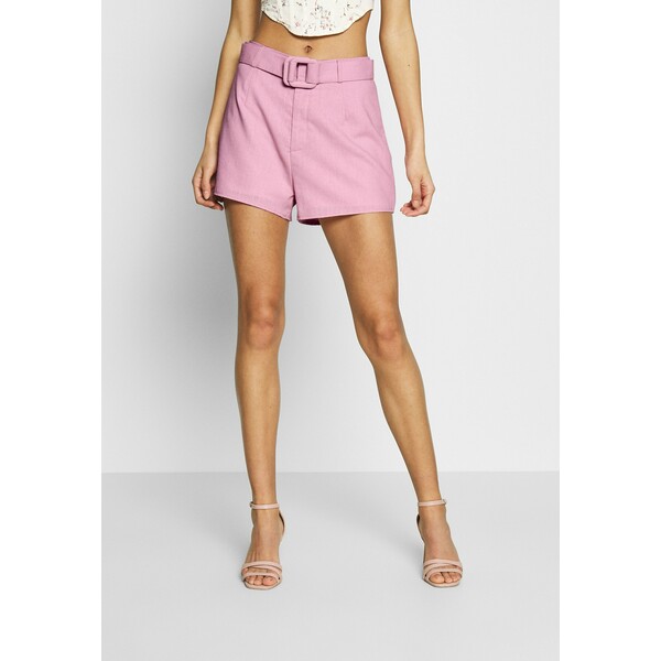 Missguided BELTED Szorty pink M0Q21S055