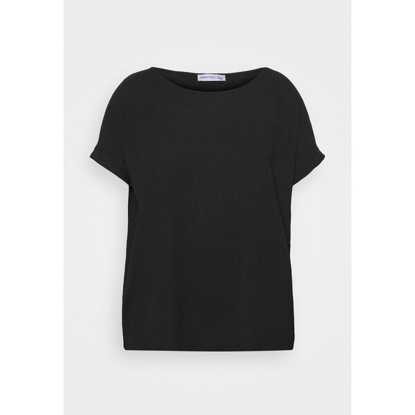 Anna Field Curvy T-shirt basic black AX821D04E