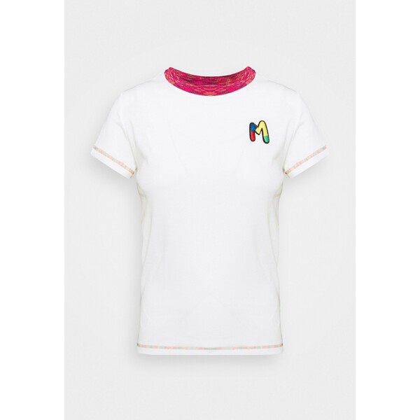 M Missoni T-shirt z nadrukiem white MM321D012