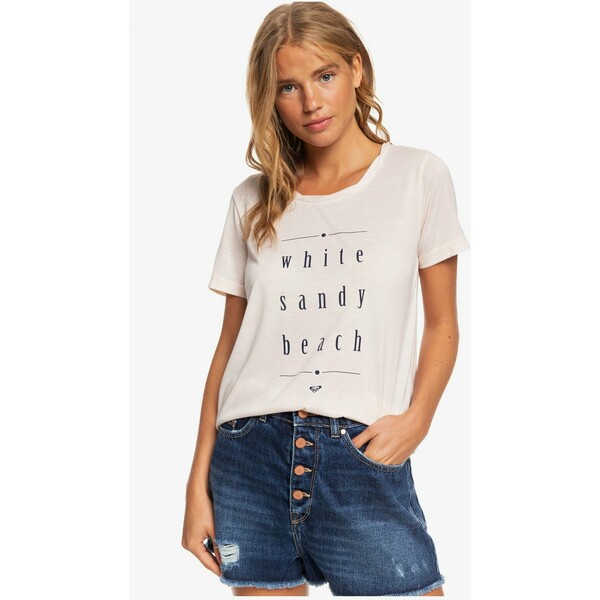 Roxy ROXY™ CHASING THE SWELL T-SHIRT FOR WOMEN ERJZT04795 T-shirt z nadrukiem peach blush RO541D03Y