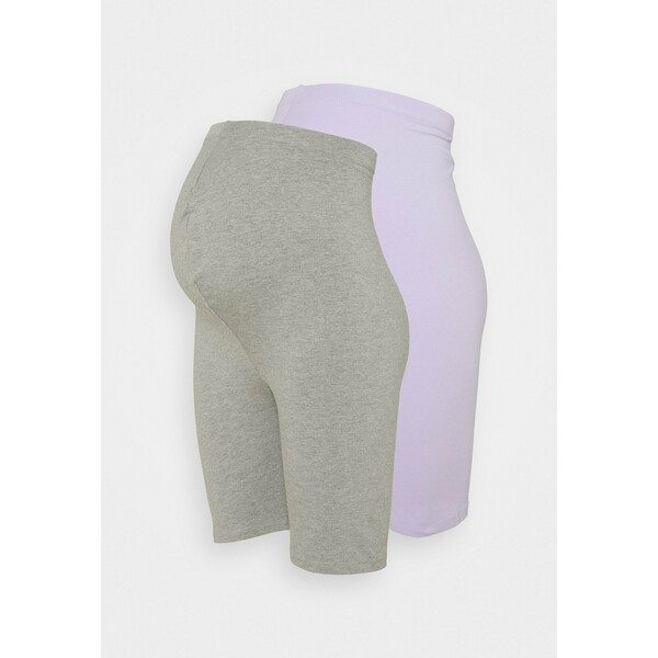 Missguided Maternity 2 PACK Szorty lilac/grey M5Q29C002
