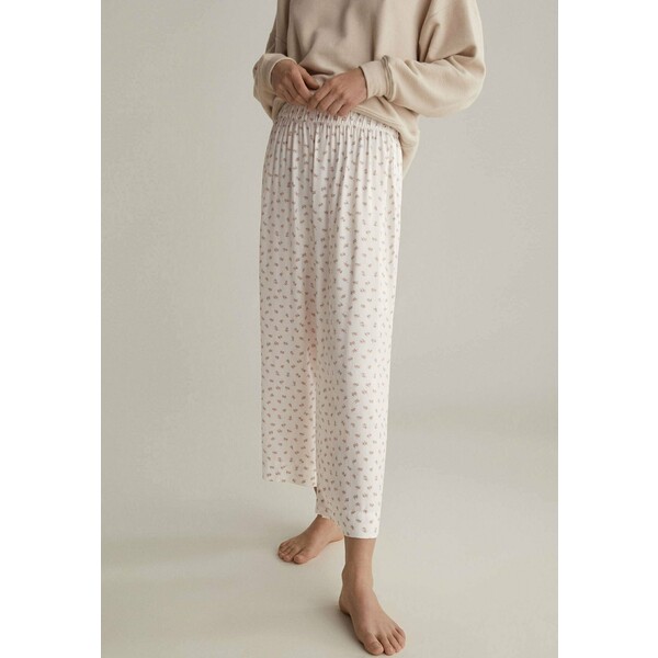 OYSHO Spodnie od piżamy white OY181O0T1