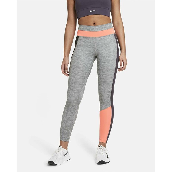 Damskie legginsy ze średnim stanem w kontrastowych kolorach 7/8 Nike One