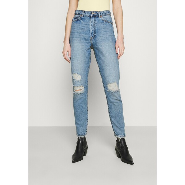 Dr.Denim NORA Jeansy Straight Leg blue jay ripped DR121N02W