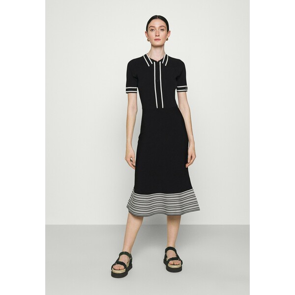 KARL LAGERFELD FLAIR DRESS Sukienka dzianinowa black K4821C040